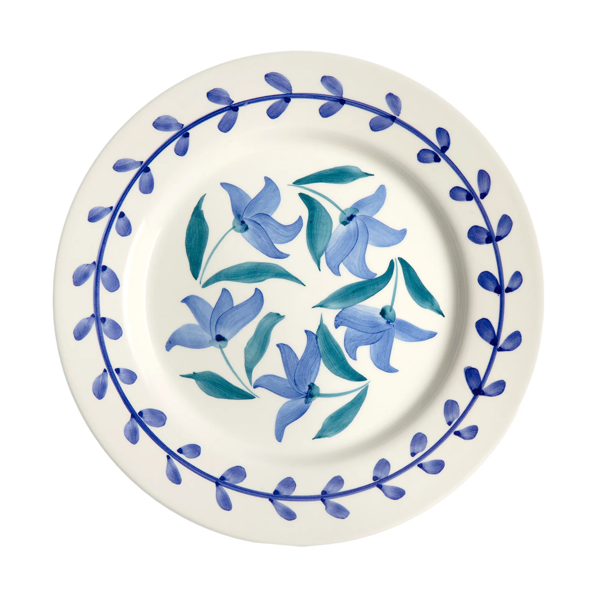 Talerz Flowers blossom Ø28 cm, Biały Mateus