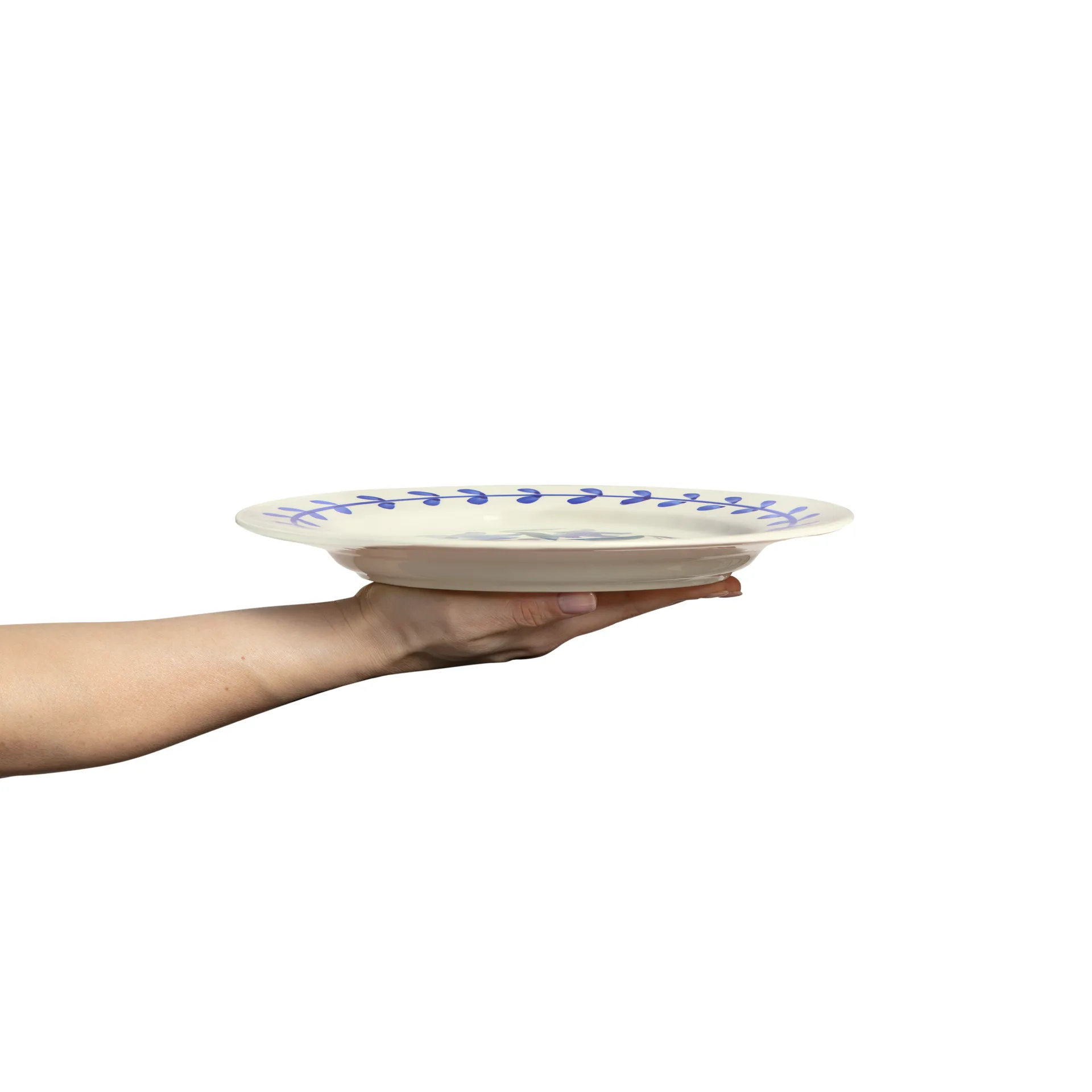 Talerz Flowers blossom Ø28 cm, Biały Mateus