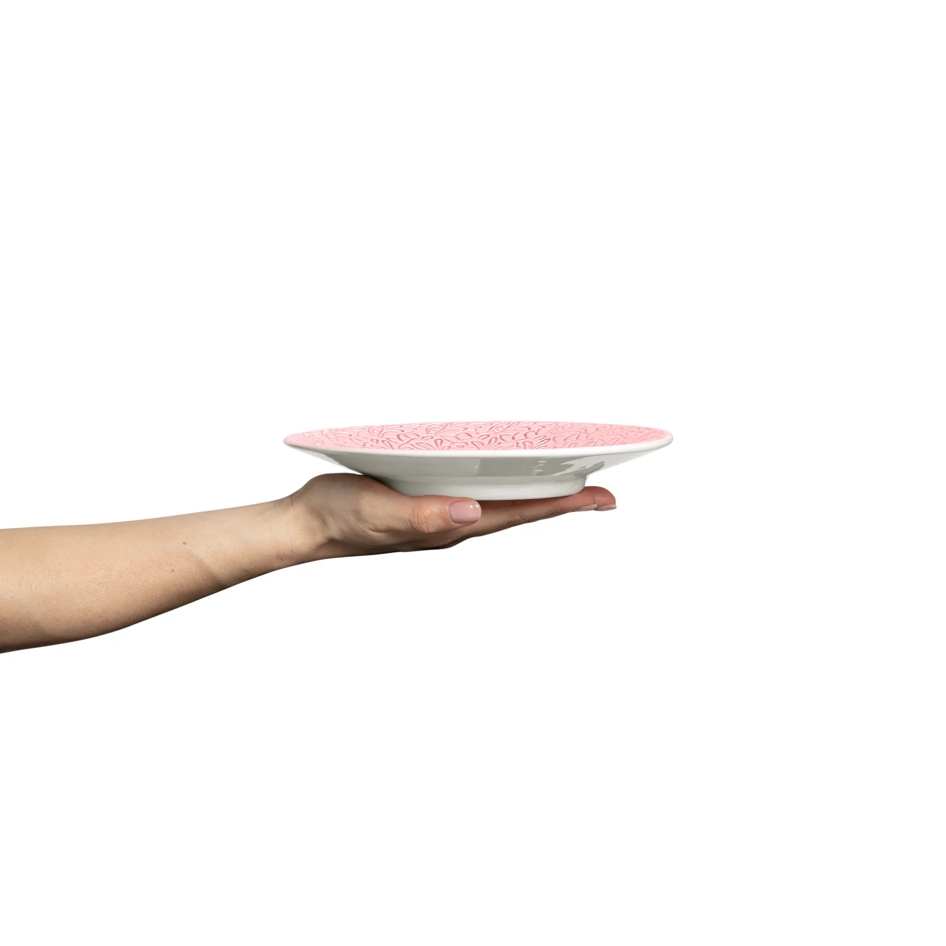 Talerz Lace 20 cm, Jasny róż Mateus