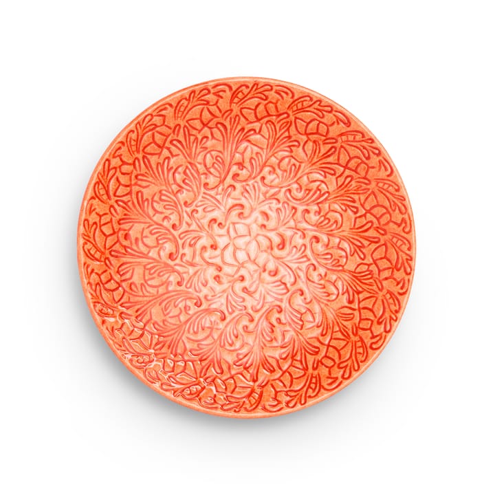Talerz Lace 20 cm - pomarańczowy - Mateus