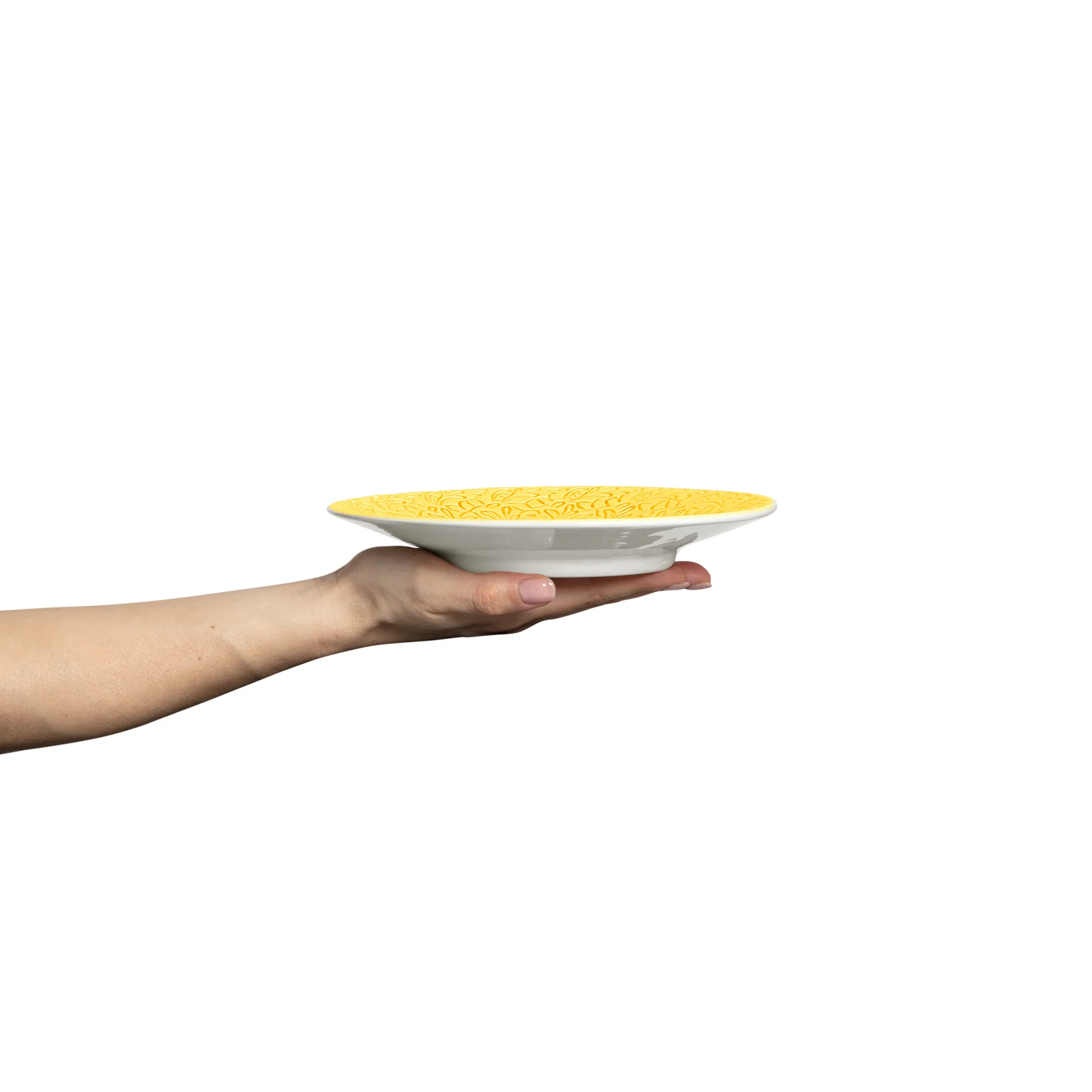 Talerz Lace 20 cm, Żółty Mateus