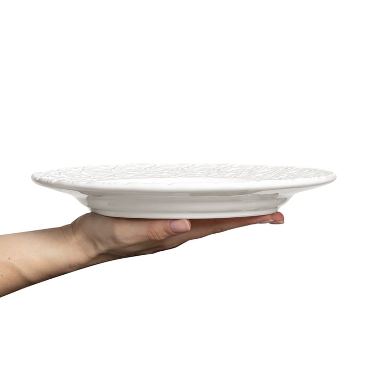 Talerz Lace 25 cm, Biały Mateus