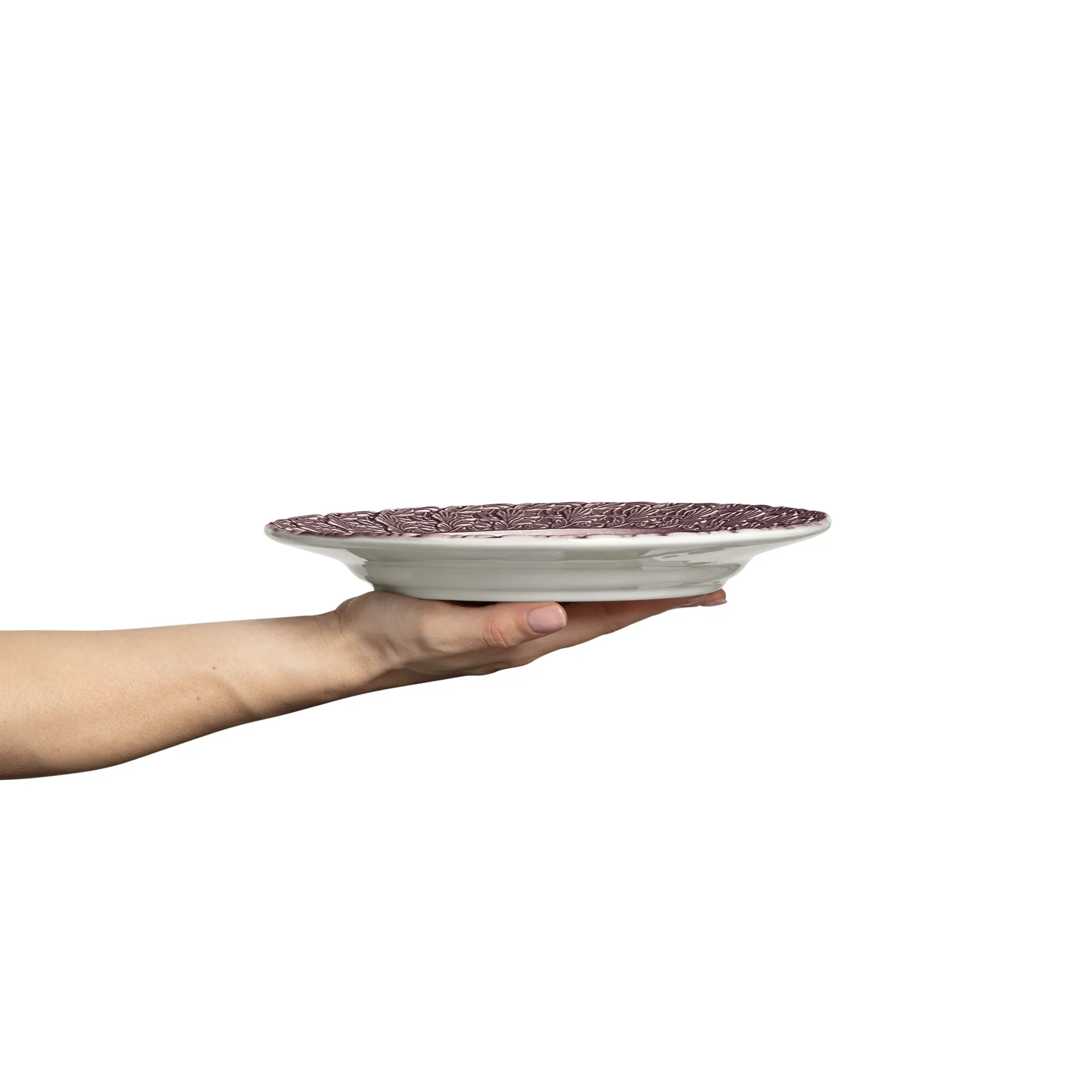 Talerz Lace 25 cm, Śliwka Mateus