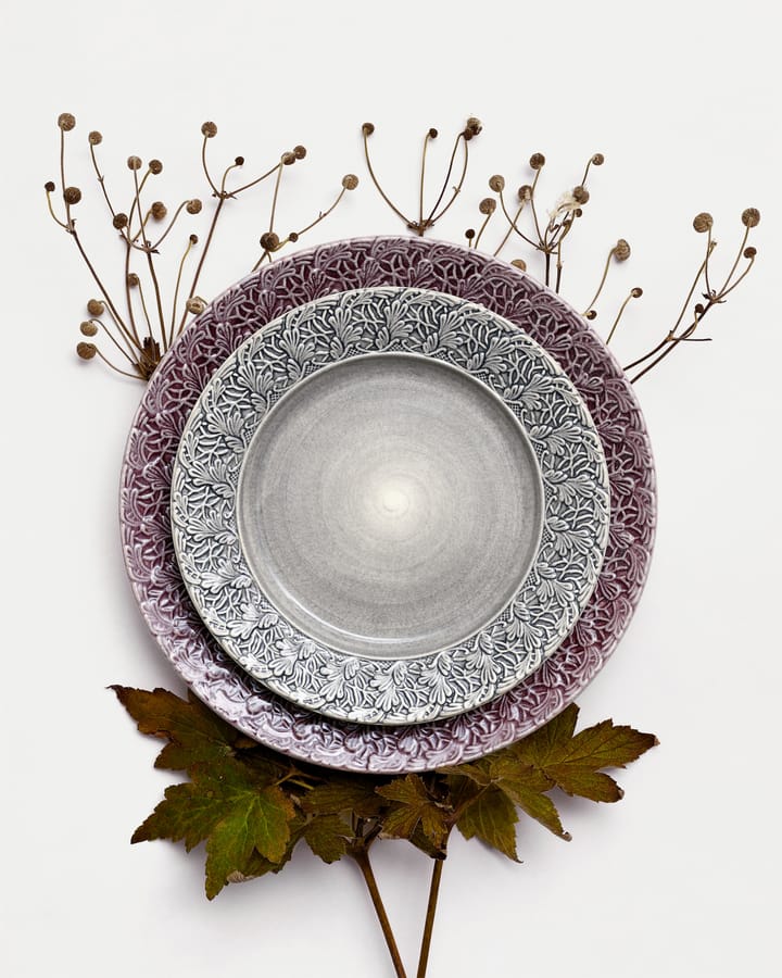 Talerz Lace 25 cm, Szary Mateus