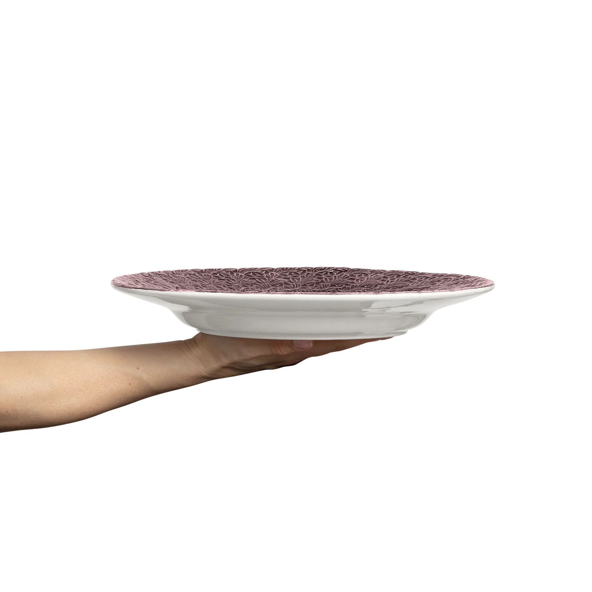 Talerz Lace 32 cm, Śliwka Mateus