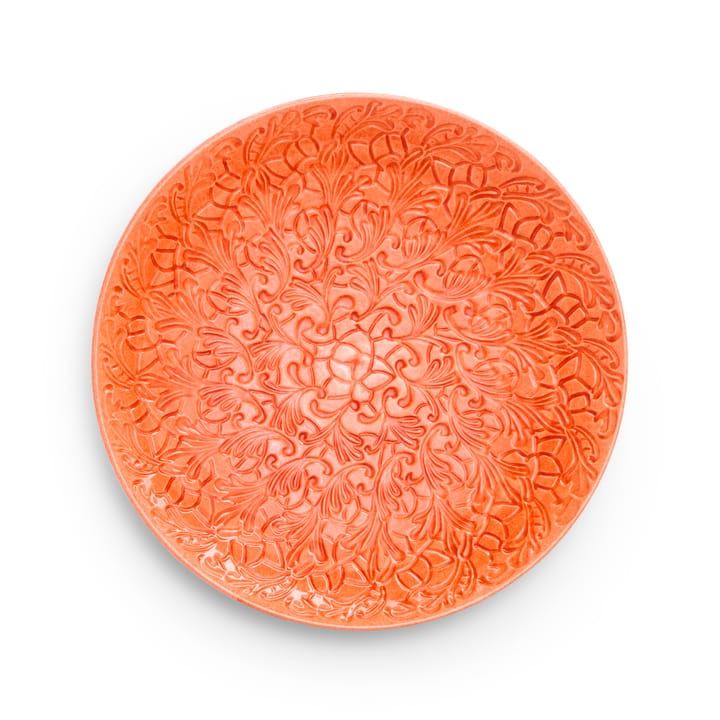 Talerz Lace 34 cm - pomarańczowy - Mateus