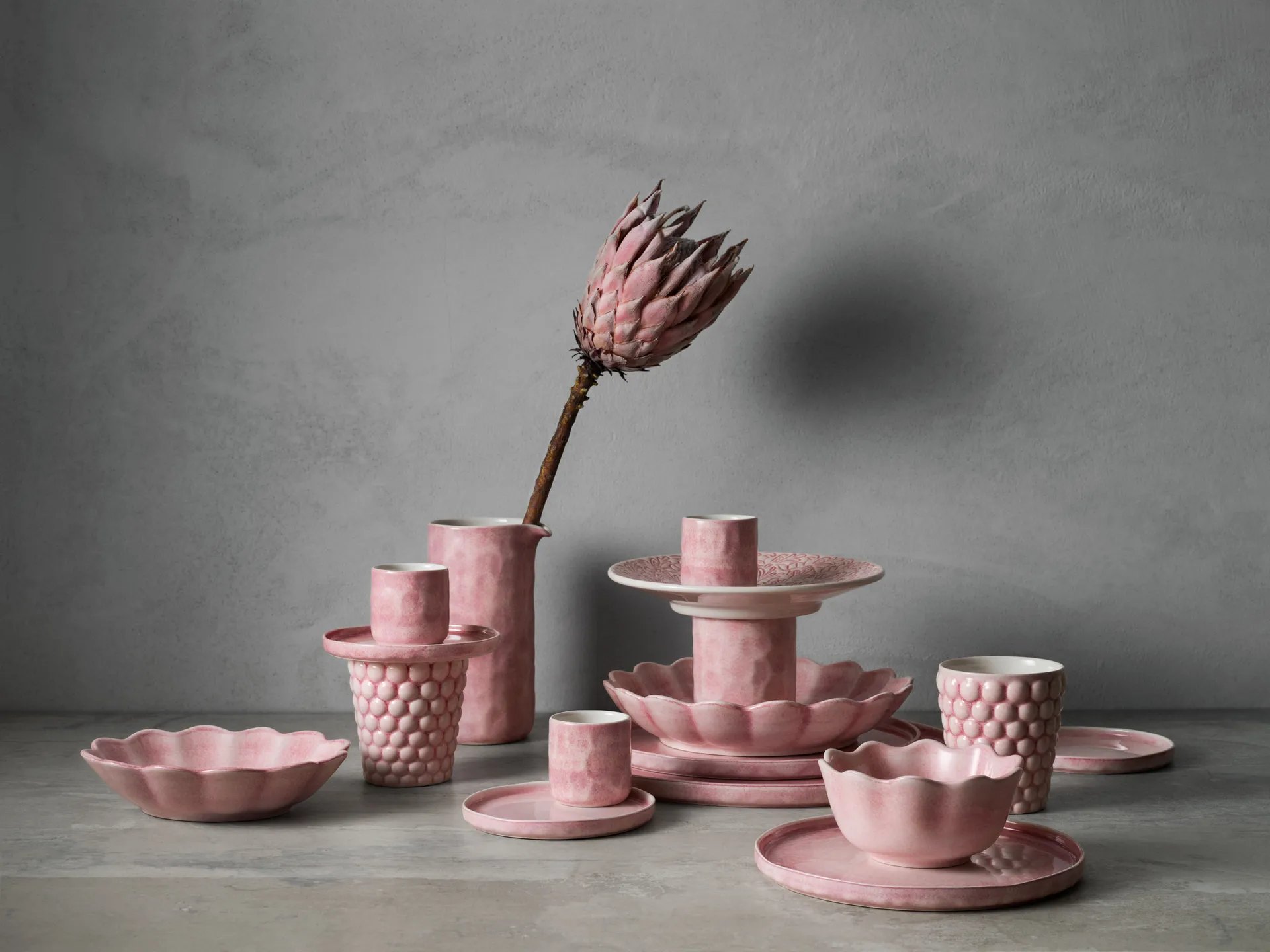 Talerz MSY 20 cm, Jasny róż Mateus