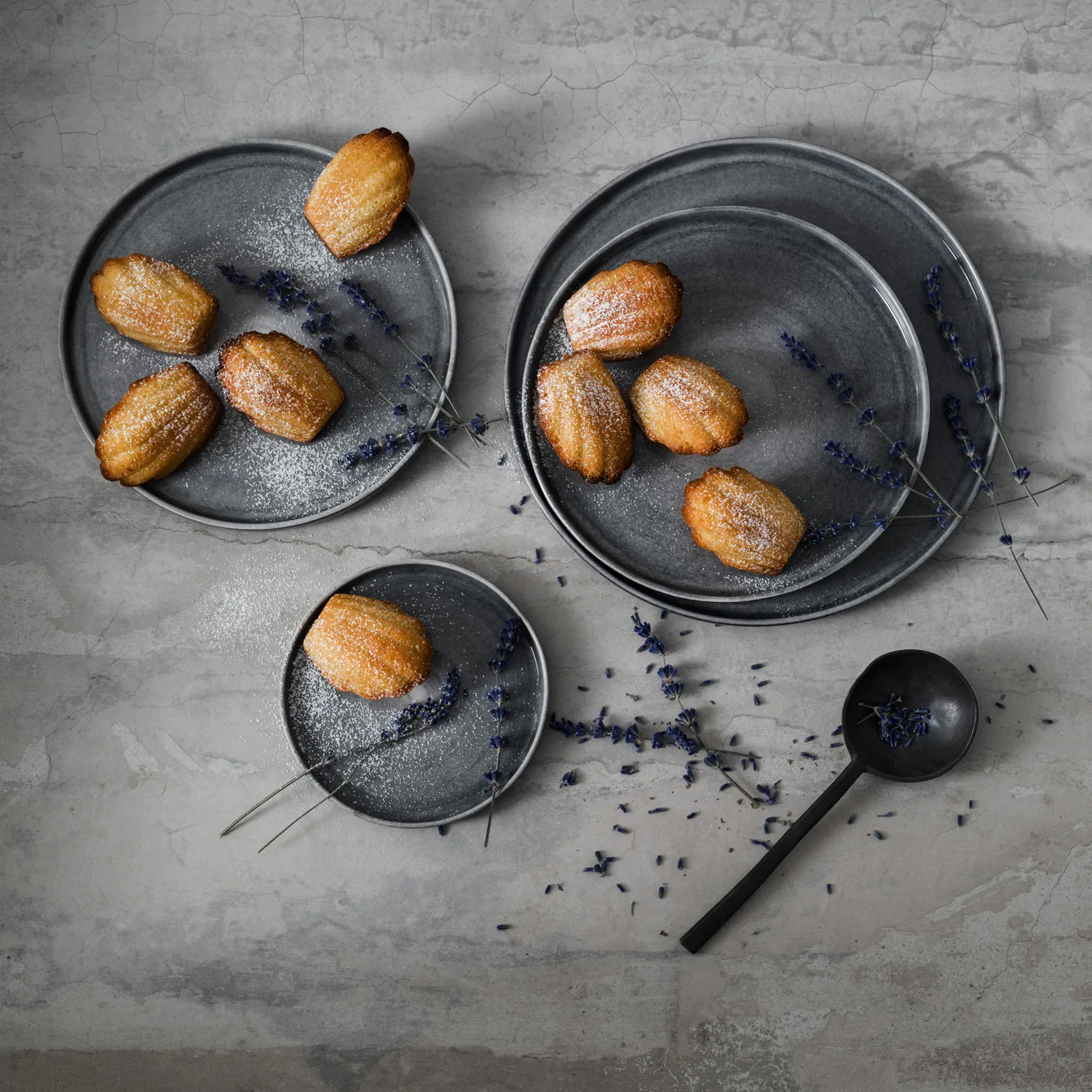 Talerz MSY 25 cm, Szary Mateus