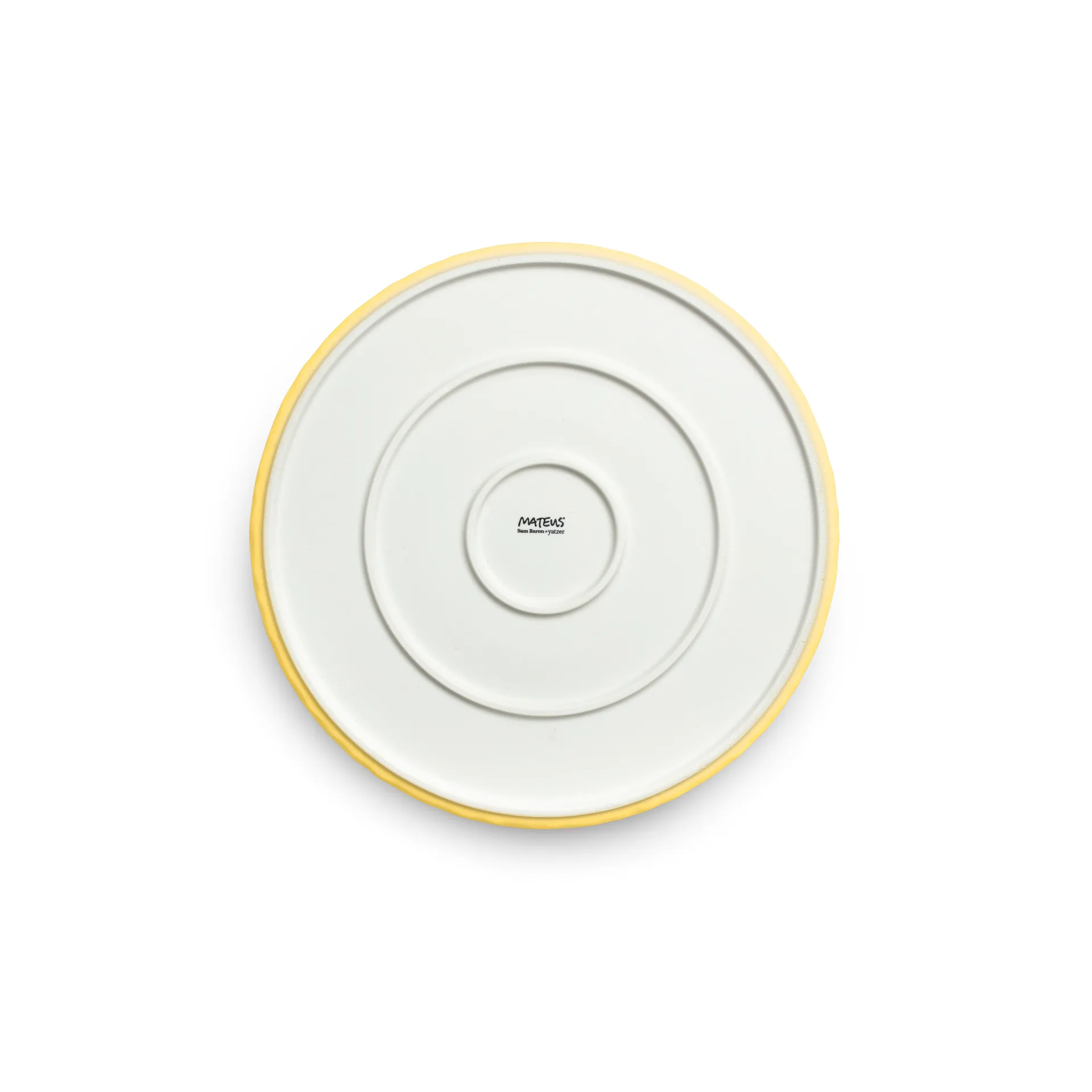 Talerz MSY 25 cm, Żółty Mateus