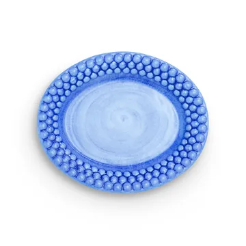 Talerz owalny Bubbles 20 cm - Jasnoniebieski - Mateus