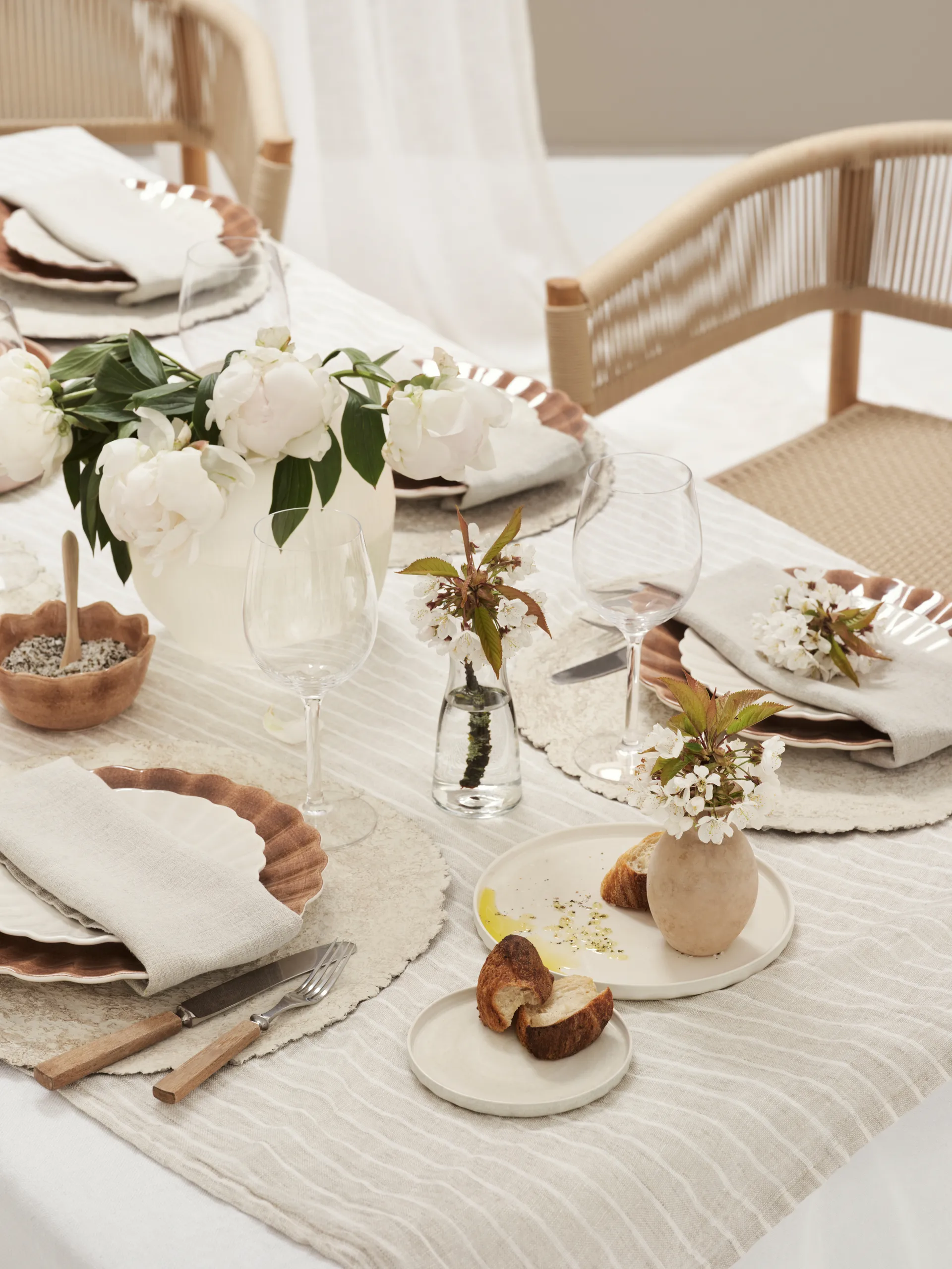 Talerz Oyster 20 cm, Biały Mateus