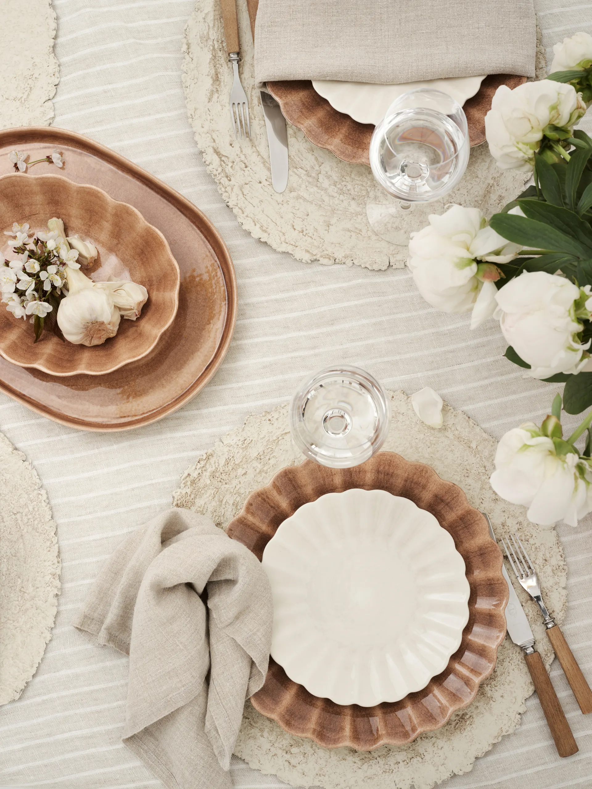 Talerz Oyster 20 cm, Biały Mateus