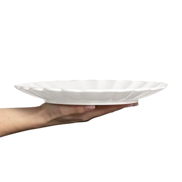 Talerz Oyster 28 cm - Biały - Mateus