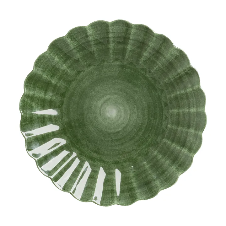 Talerz Oyster 28 cm - Forest green - Mateus