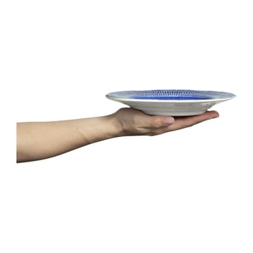 Talerz Stripes Ø21 cm - Jasnoniebieski - Mateus