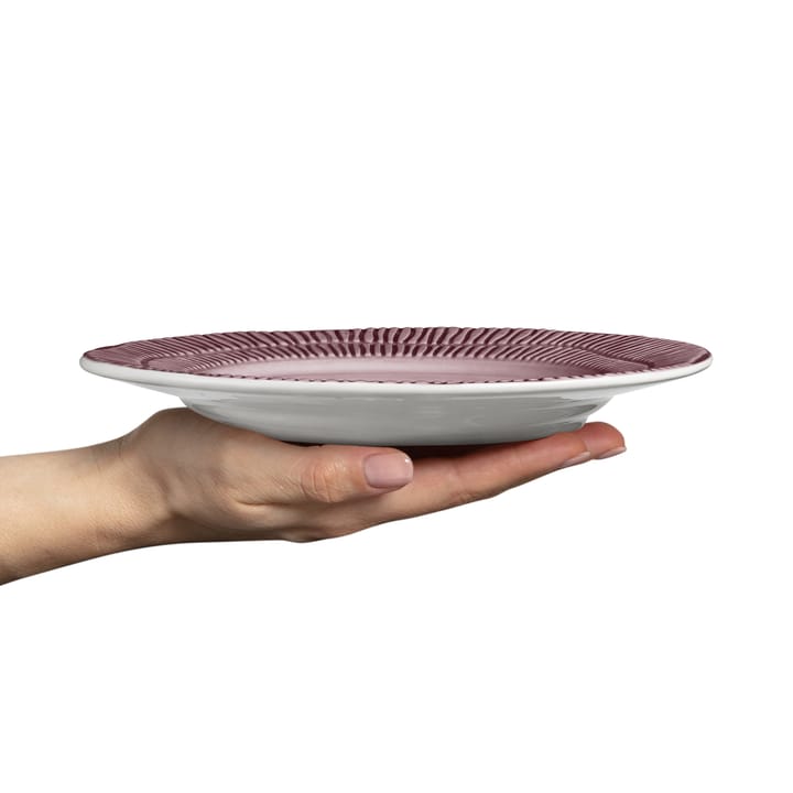 Talerz Stripes Ø21 cm, Plum Mateus