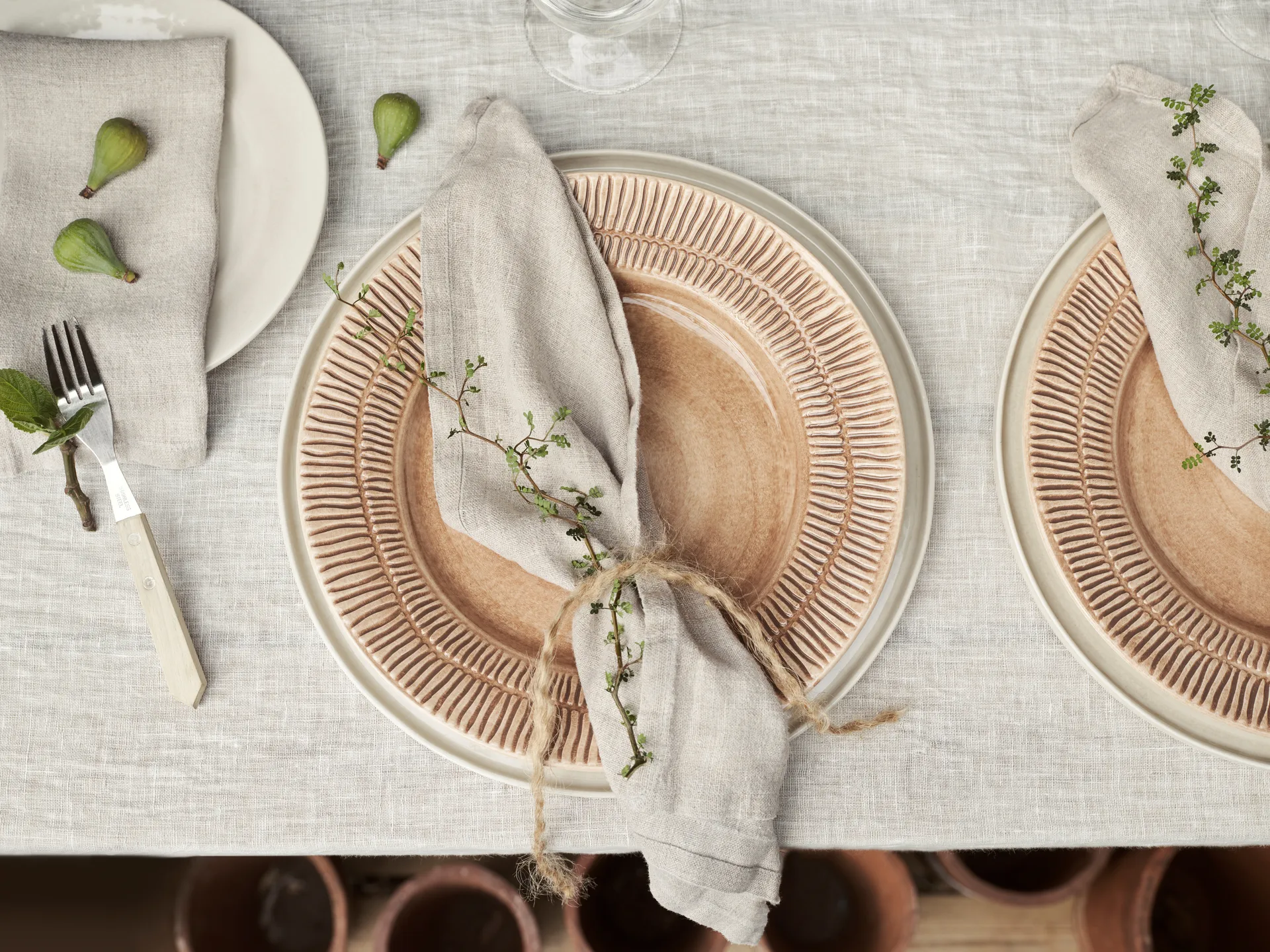 Talerz Stripes Ø28 cm, Cinnamon Mateus