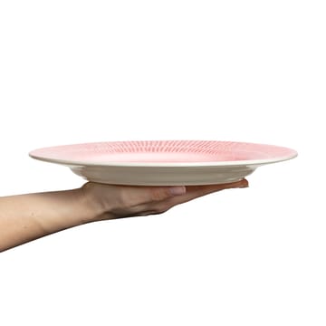 Talerz Stripes Ø28 cm - Jasny róż - Mateus