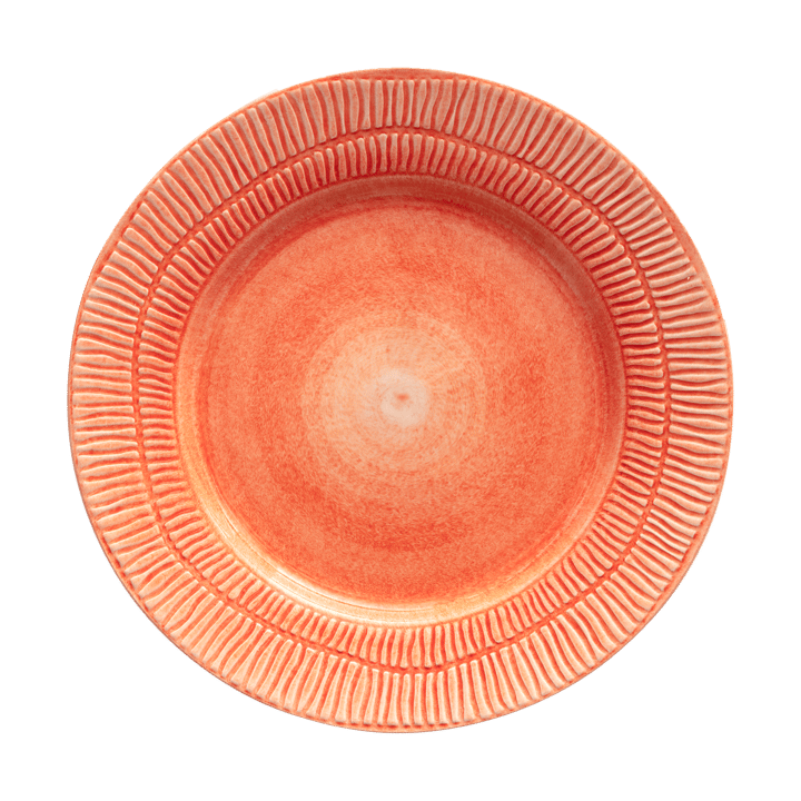 Talerz Stripes Ø28 cm - Pomarańczowy - Mateus