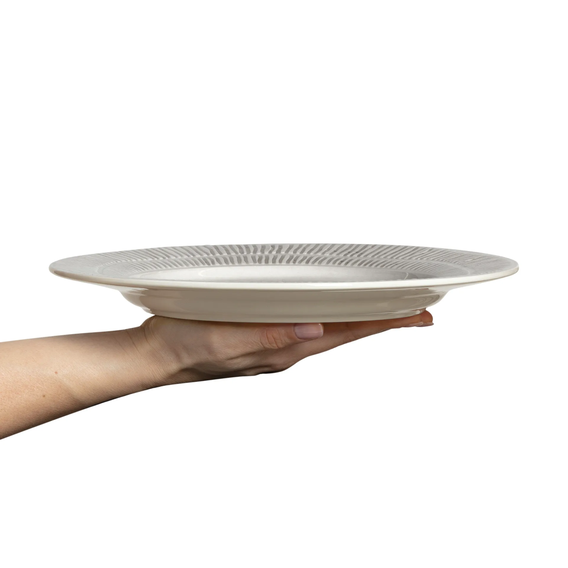 Talerz Stripes Ø28 cm, Szary Mateus