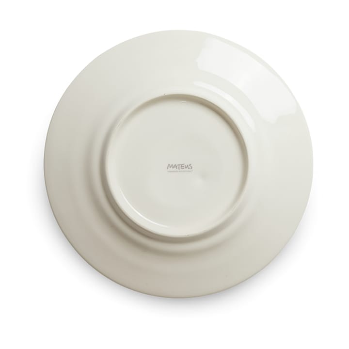 Talerz świąteczny Basic Ø21 cm, Biały-multi Mateus