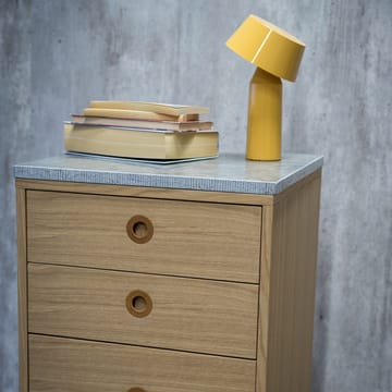 Komoda Höllviken, wąska - dąb bielony, 6 szuflad - Mavis