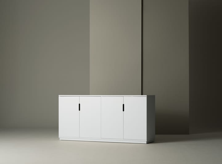 Kredens Aoko 77x160 cm, biały lakierowany Mavis