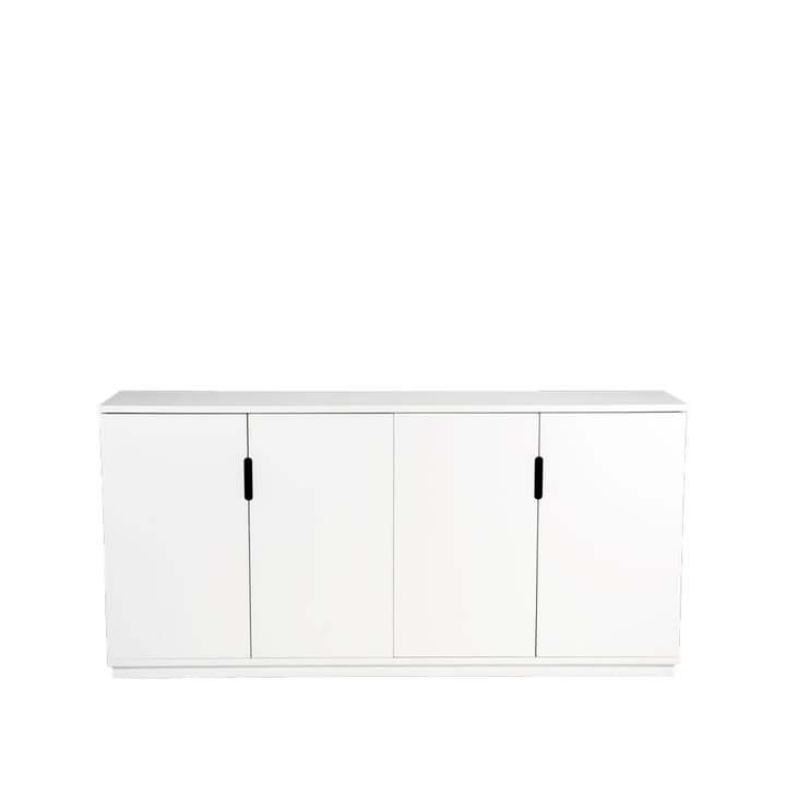 Kredens Aoko 77x160 cm - biały lakierowany - Mavis