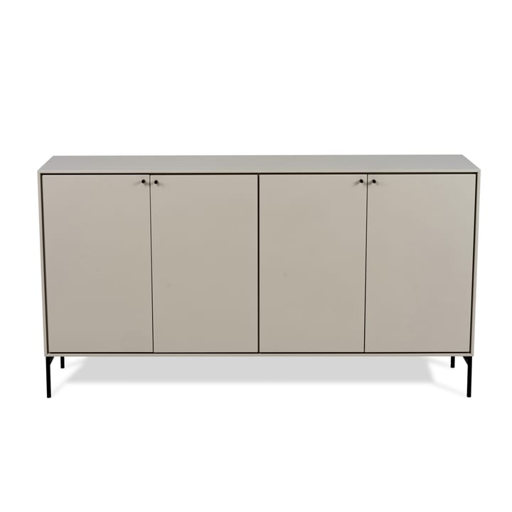 Kredens Volt 80x148 cm - Beżowo-czarny - Mavis