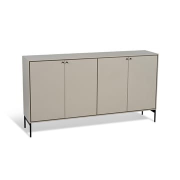 Kredens Volt 80x148 cm - Beżowo-czarny - Mavis