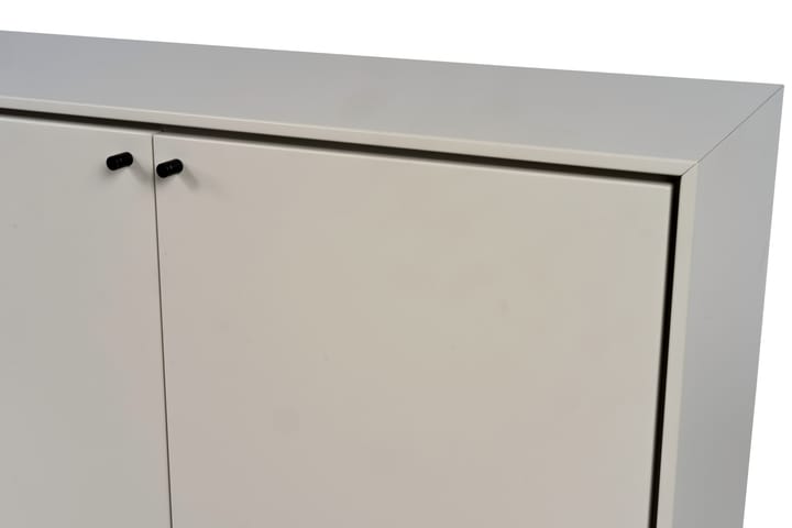 Kredens Volt 80x148 cm, Beżowo-czarny Mavis