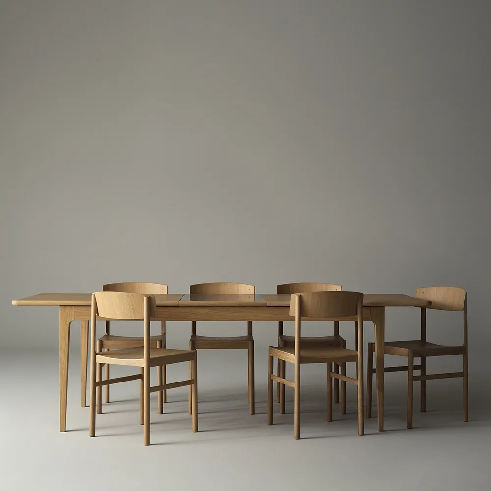 Krzesło Rod, Dębowy, matowy lakierowany bielony Mavis