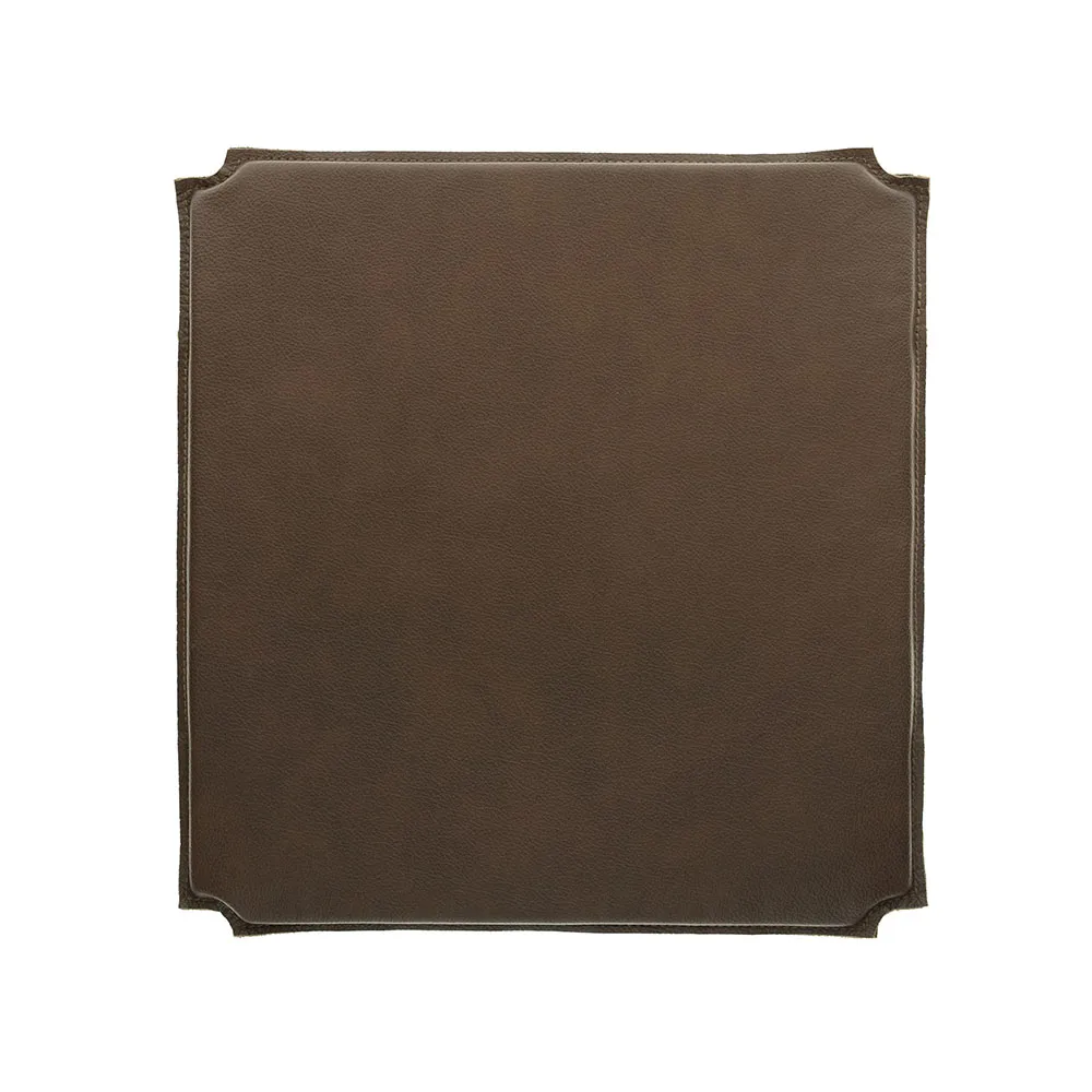 Poduszka na krzesło Rod, skóra mocca Mavis