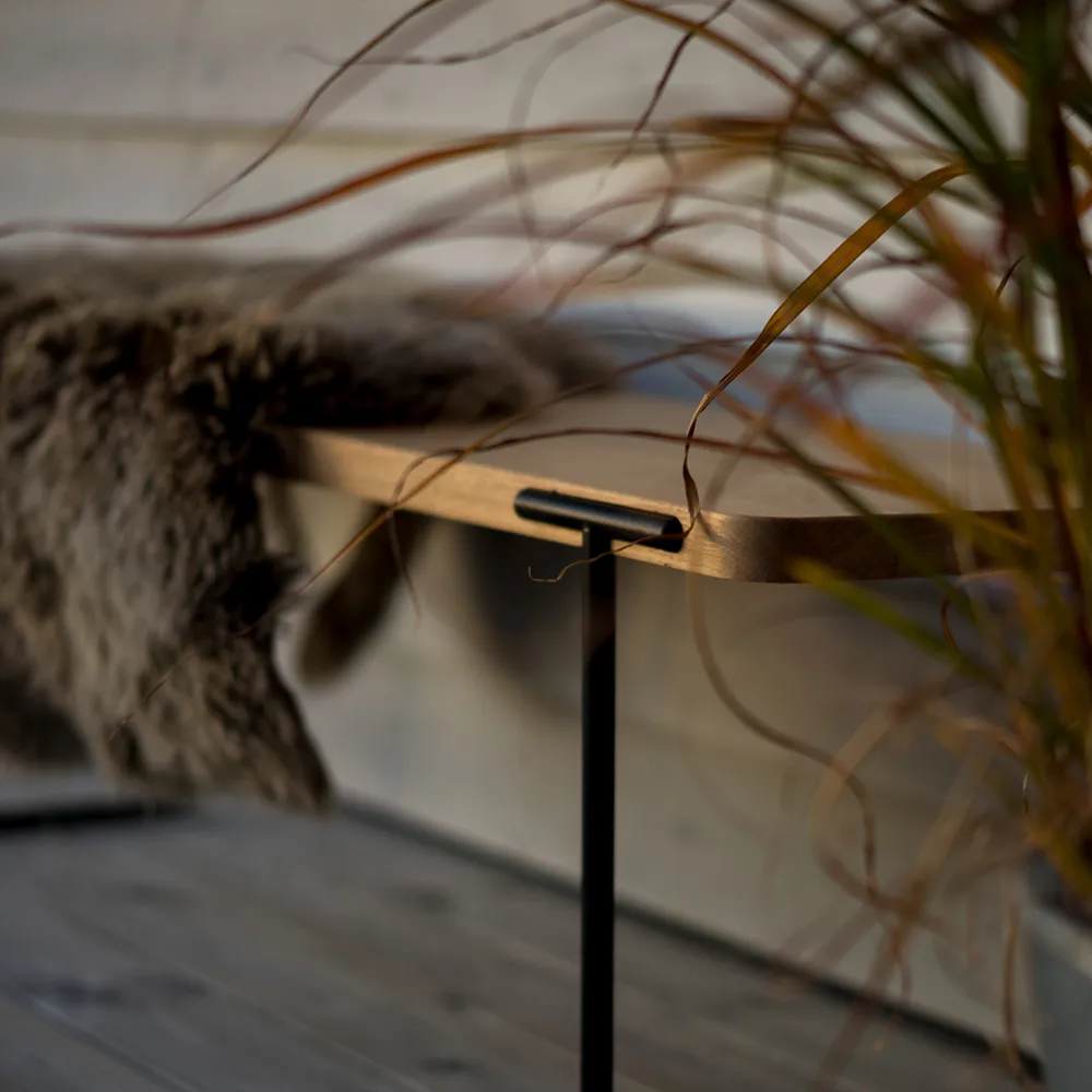 Stolik kawowy Update, dąb jasny lakier bezbarwny, 140 cm Mavis