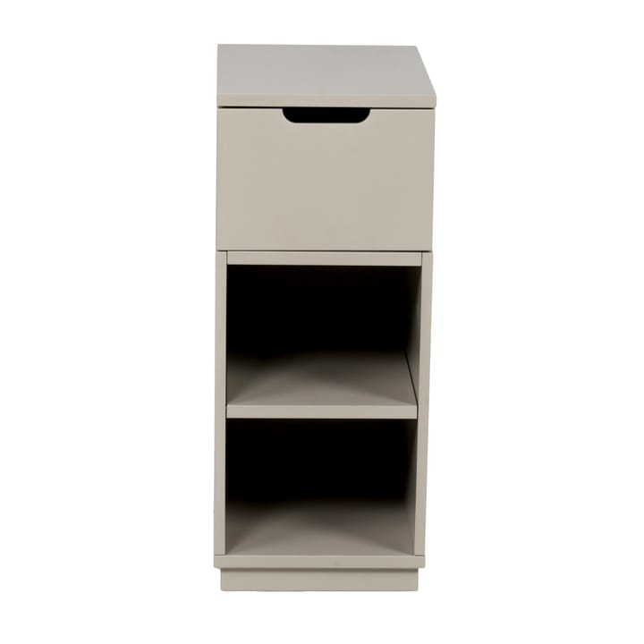Stolik nocny Aoko, 72 cm, 1 szuflada - Beżowy - Mavis