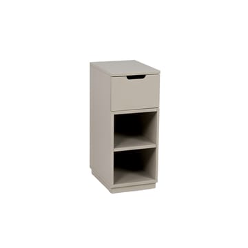 Stolik nocny Aoko, 72 cm, 1 szuflada - Beżowy - Mavis