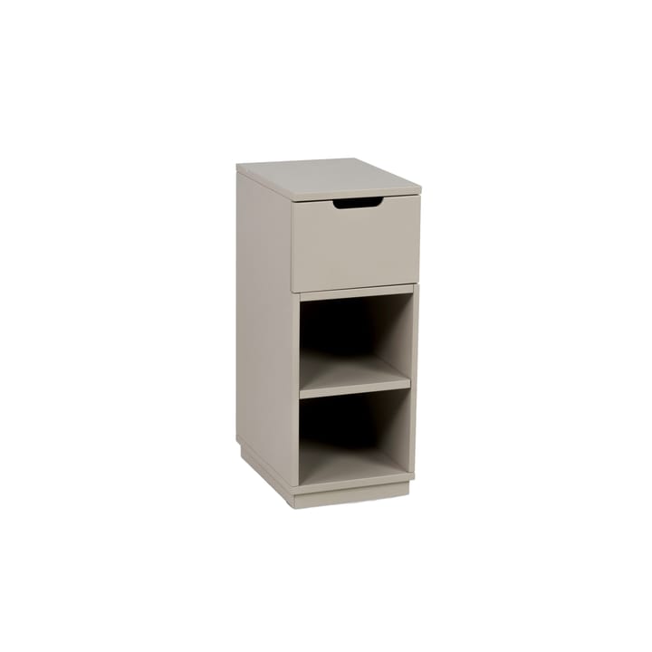 Stolik nocny Aoko, 72 cm, 1 szuflada, Beżowy Mavis
