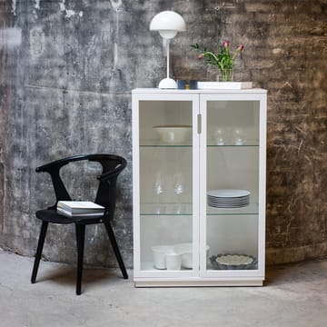 Witryna Aoko 120 cm - Biały lakier - Mavis