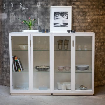 Witryna Aoko 120 cm - Biały lakier - Mavis