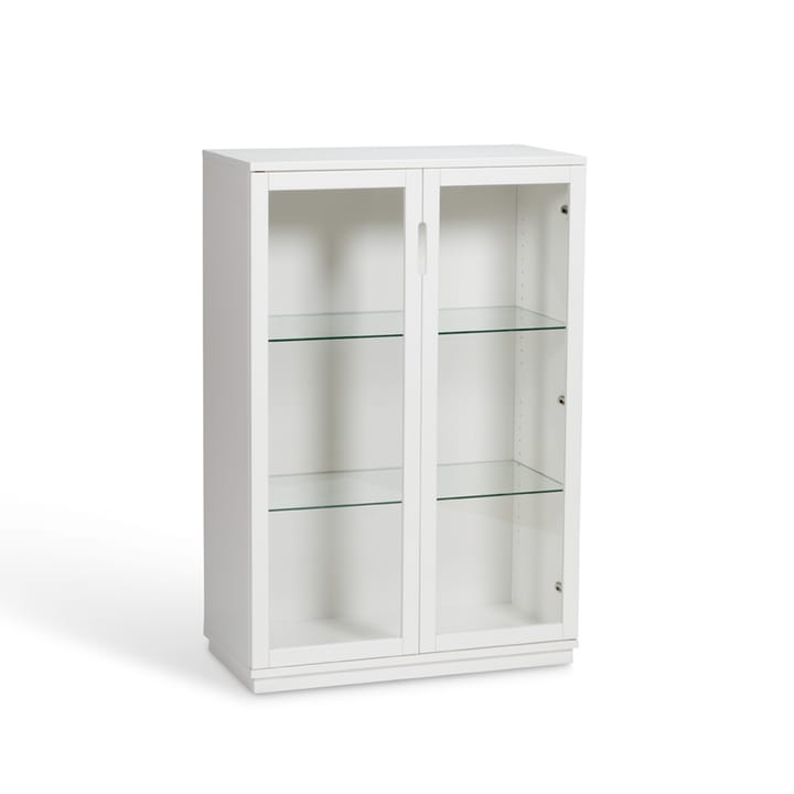 Witryna Aoko 120 cm, Biały lakier Mavis