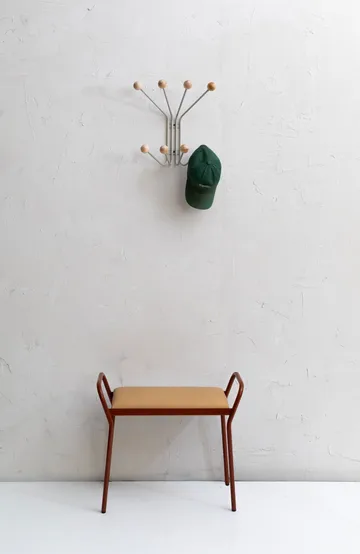 Anyone stołek - Cinnamon-vegeta trace leather - Maze