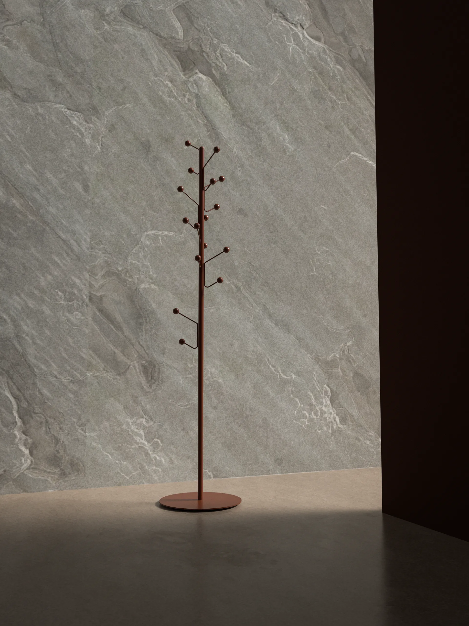 Bill Floor wieszak na ubrania, Cinnamon Maze