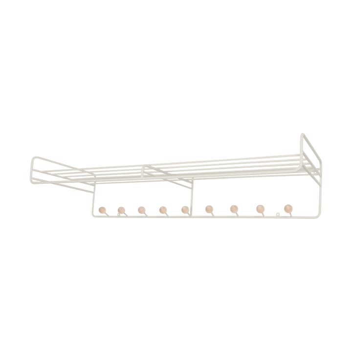 Bill Hat rack L półka na kapelusze - Szary jedwab - Maze
