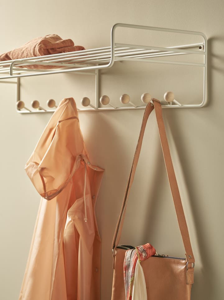 Bill Hat rack L półka na kapelusze, Szary jedwab Maze