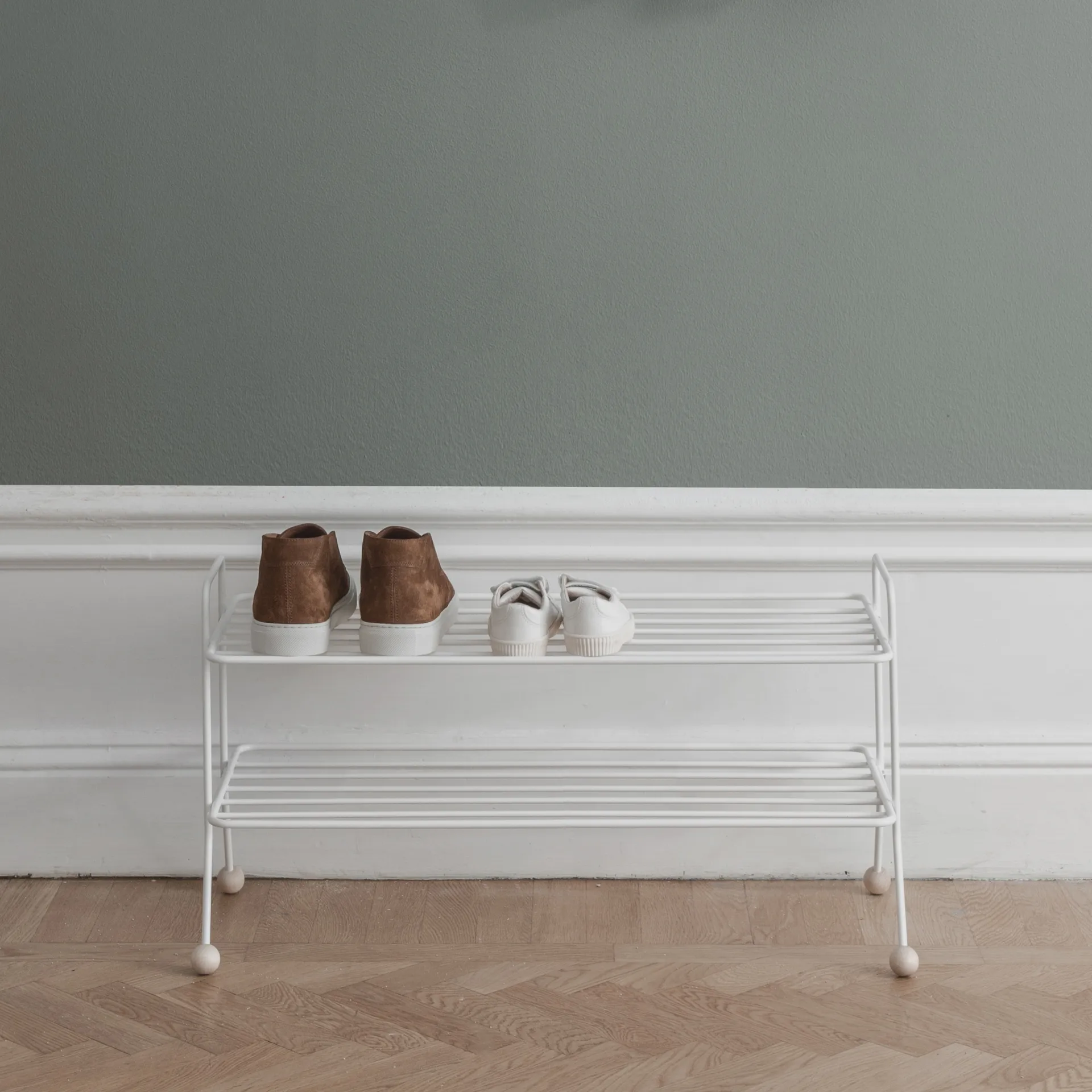 Bill Shoe Shelf, biały Maze