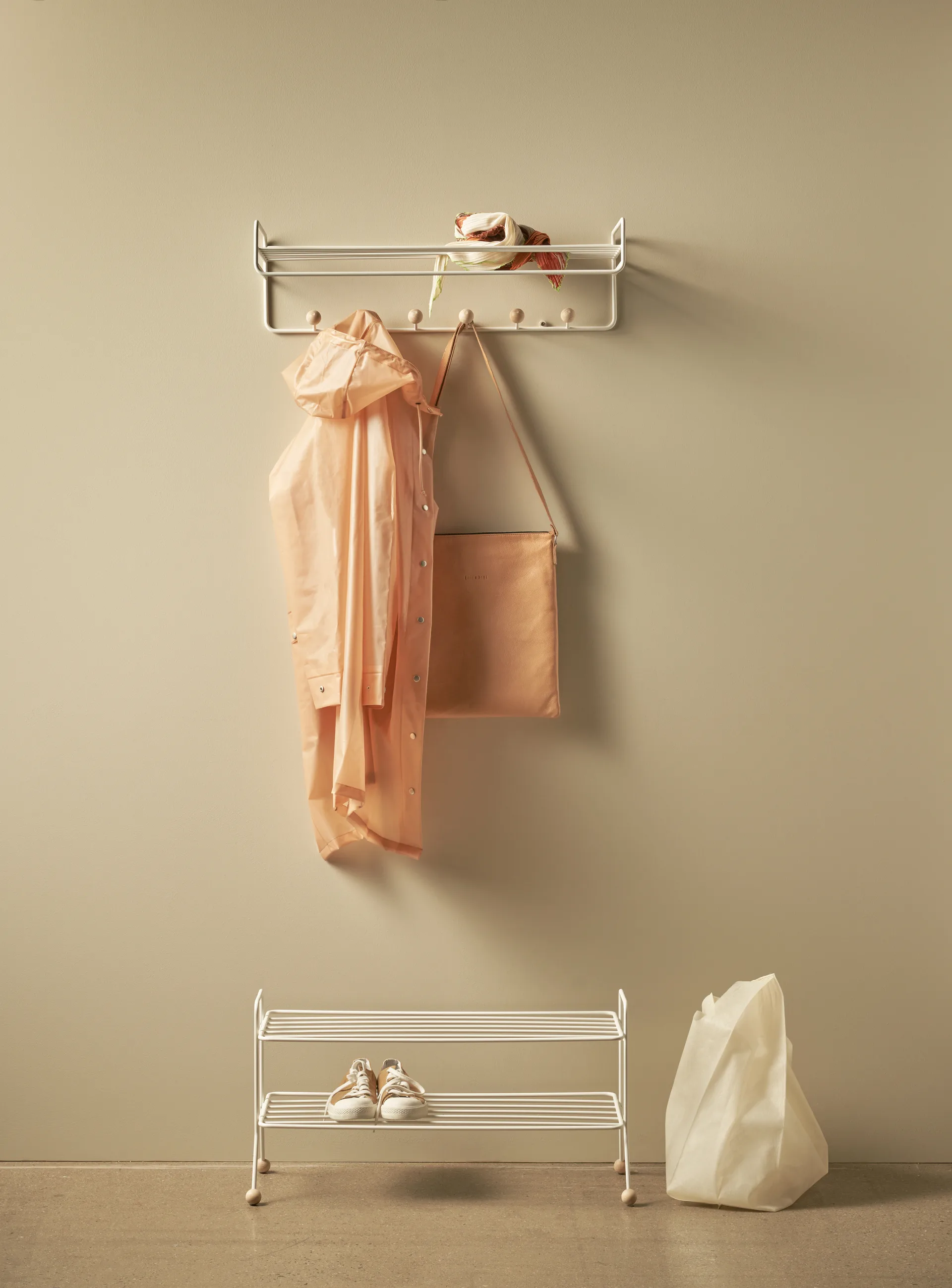 Bill Shoe Shelf, biały Maze