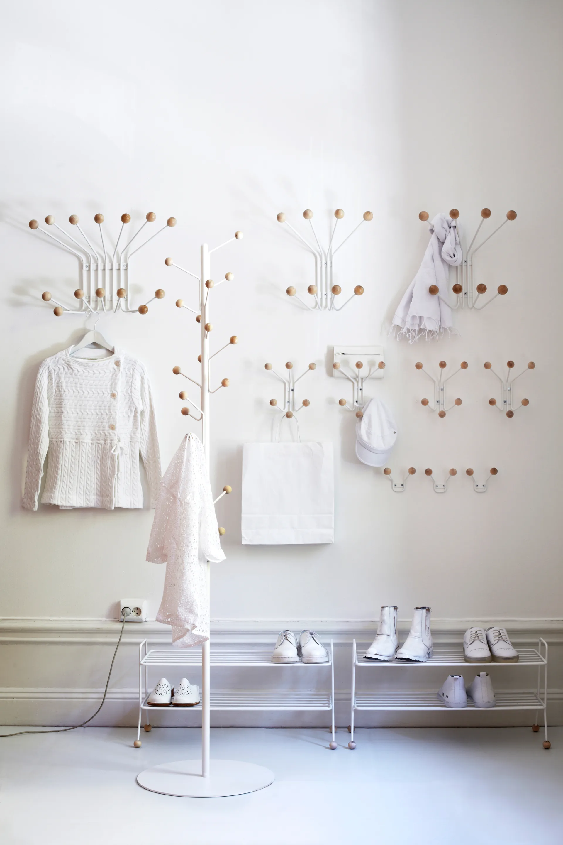 Bill Shoe Shelf, biały Maze