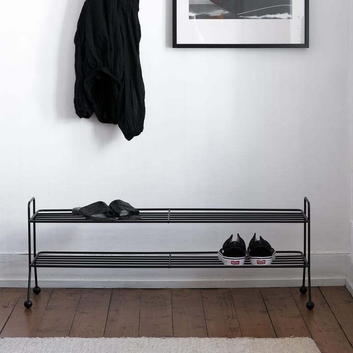 Bill Shoe Shelf L półka na buty, czarny Maze