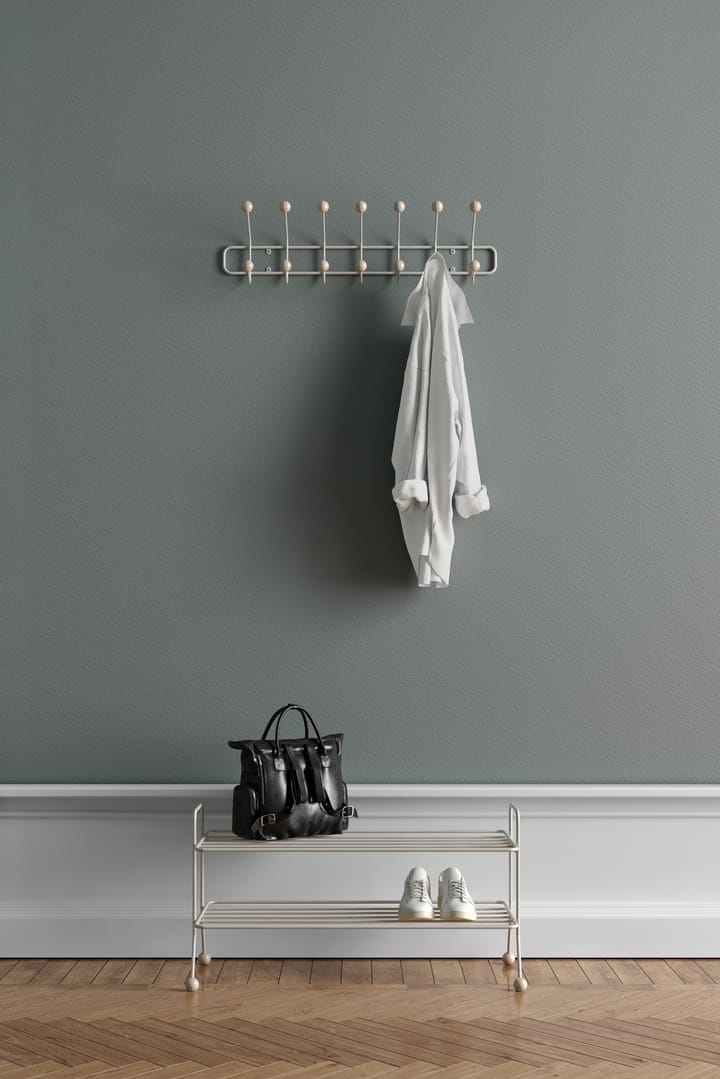 Bill Shoe Shelf, Szary jedwab Maze