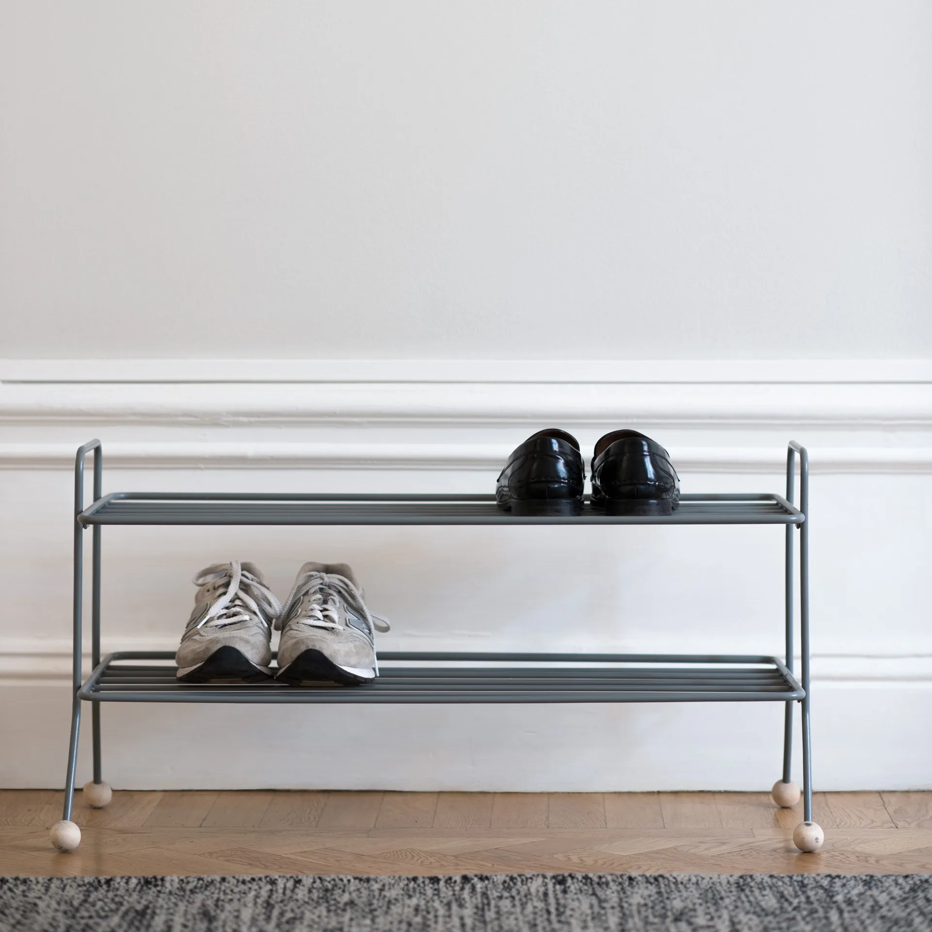 Bill Shoe Shelf, szary Maze